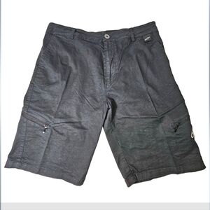 Alpinestars Men's Black Casual Active Flat Front Long Skater Shorts Size 32